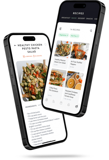 Healthy recipes and nutrition at your fingertips